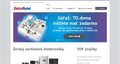 Desktop Screenshot of elmarket.sk