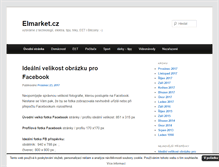 Tablet Screenshot of elmarket.cz